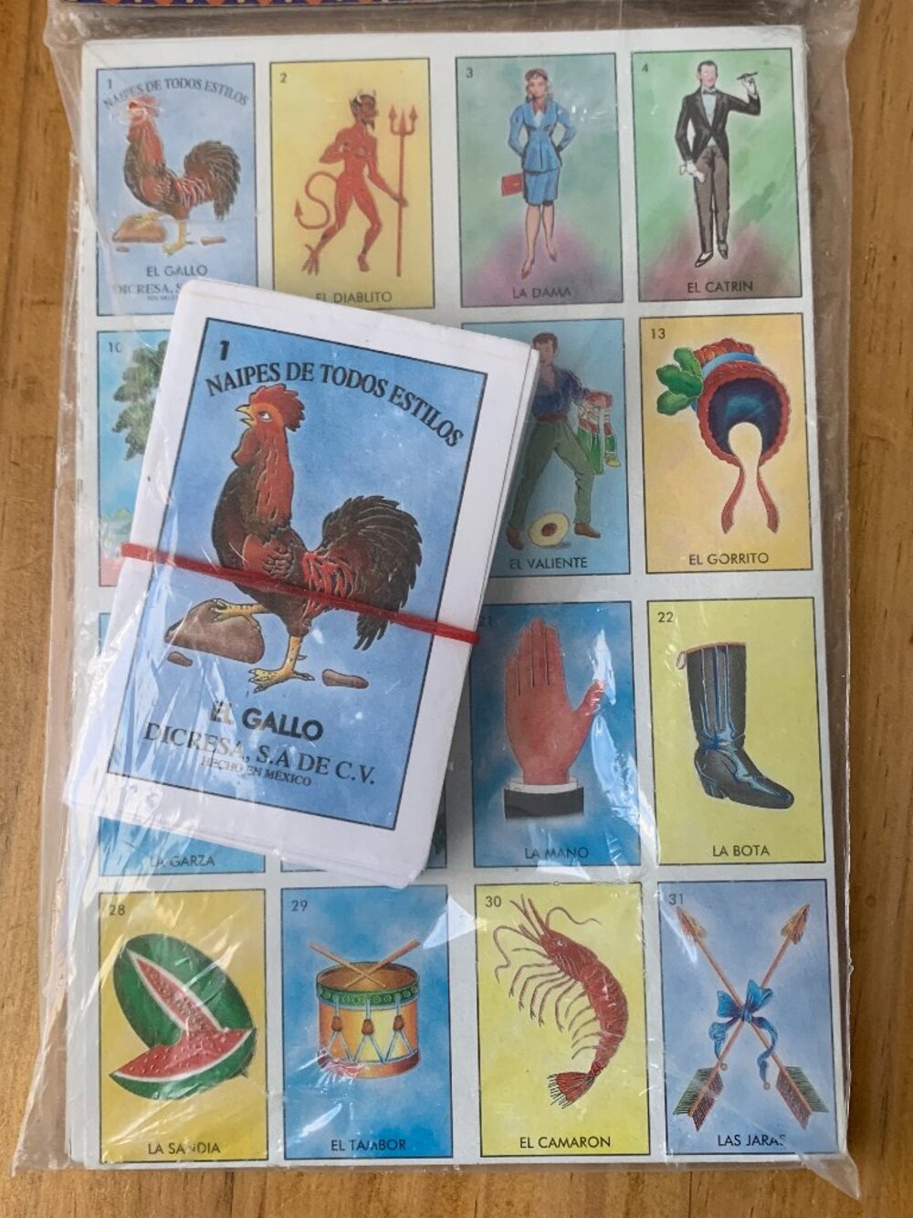 Traditional Mexican Loteria Bingo Board Game Set Cards & Boards New Sealed